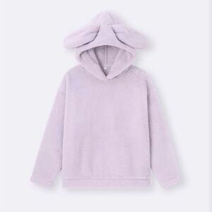 GU Marshmallow Feel Rabbit Light Purple Hoodie